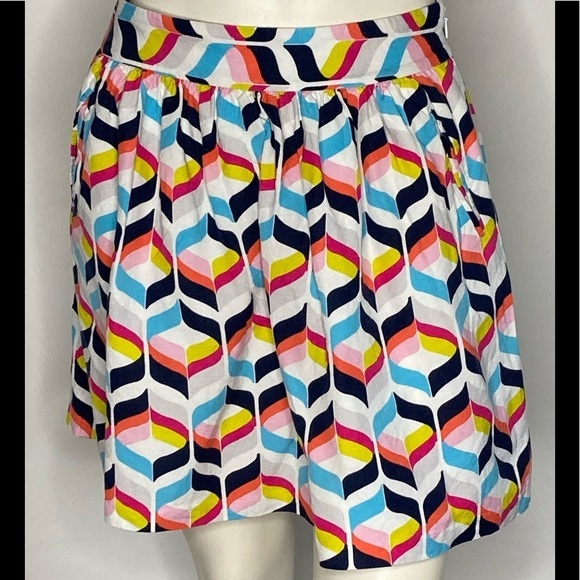 Cynthia Rowley Linen & Rayon Lined Skirt Sz 2 - Picture 2 of 10